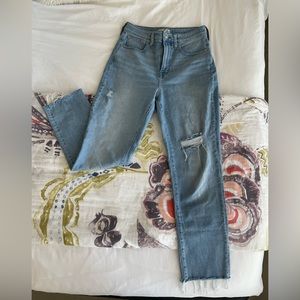Madewell Tall Curvy Perfect Vintage Jean in Coffey Wash: Worn-In Edition